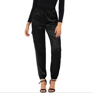 Black silk Allegra K (Target) joggers
